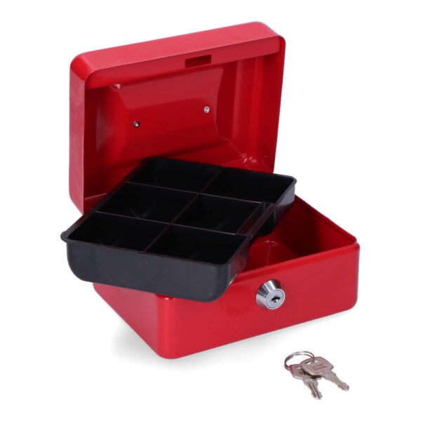 CAJA DE CAUDALES CFC09 152x118x80mm ROJO M13392 MICEL - Imagen 2