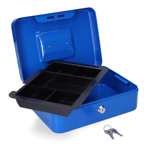 CAJA DE CAUDALES CFC09 250x180x90mm AZUL M13397 MICEL - Imagen 2