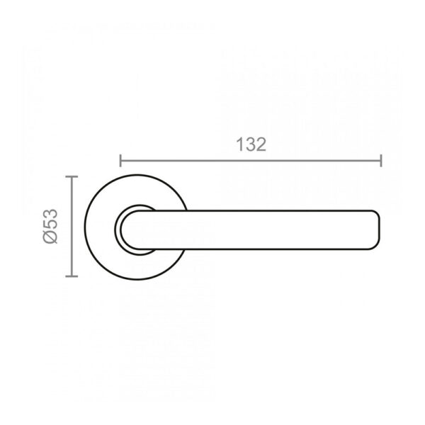 JUEGO ROSETA L CURVA 575 INOX. - Imagen 3