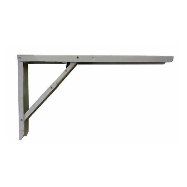 ESCUADRA DE ACERO PLEGABLE ABAT-TABLE PLATA 30x52cm