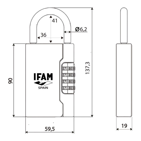 GUARDALLAVES CON ARCO G3 IFAM - Imagen 6