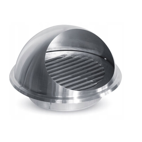 REJILLA VENTILACIÓN ACERO INOX COPA EMPOTRABLE Ø125 mm