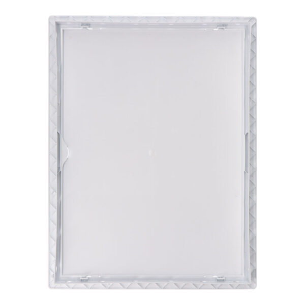 TAPA DE REGISTRO RECTANGULAR EMPOTRABLE ABS 30x40cm BLANCA - Imagen 2