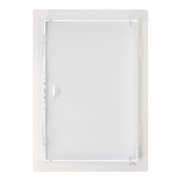 TAPA DE REGISTRO RECTANGULAR EMPOTRABLE ACERO BLANCO 20x30cm - Imagen 2