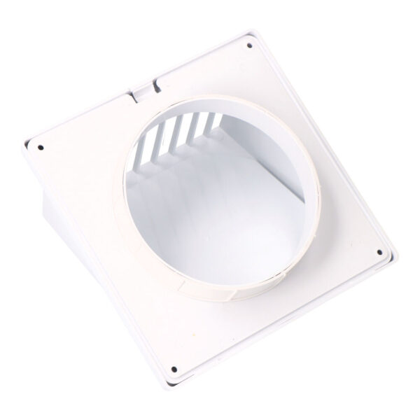 REJILLA VENTILACIÓN CON CAMPANA ABS Ø 125mm  BLANCA - Imagen 2