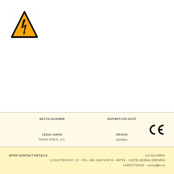 CIERRE ELECTRICO CON FRONTAL CORTO 12V AUTOMATICO 832-901G JIS - Imagen 2