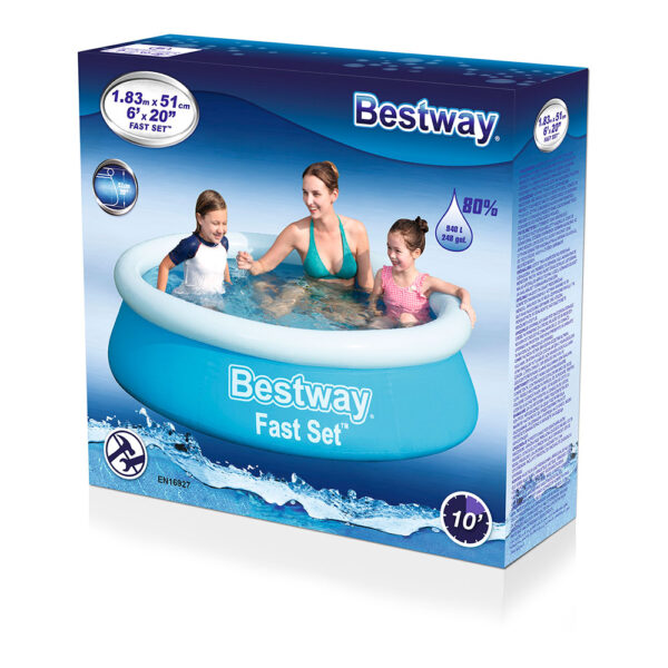 PISCINA MODELO "FAST SET" Ø183x51cm 940 L. BESTWAY - Imagen 4