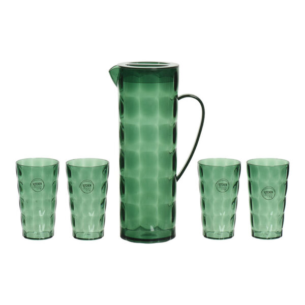 SET DE BOTELLA Y 4 VASOS  100% PLÁSTICO RECICLADO 827051