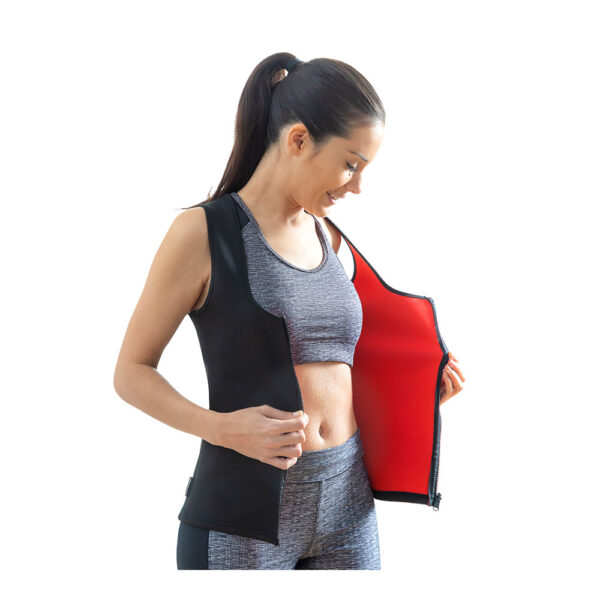 CHALECO DEPORTIVO CON EFECTO SAUNA PARA MUJER VEHEAT XL V0103431 INNOVAGOODS - Imagen 2