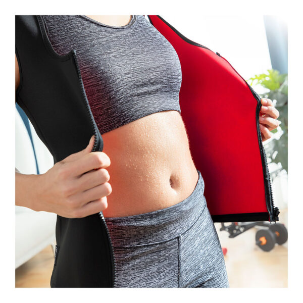 CHALECO DEPORTIVO CON EFECTO SAUNA PARA MUJER VEHEAT XL V0103431 INNOVAGOODS - Imagen 4