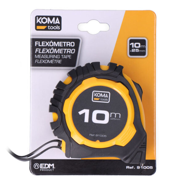 FLEXÓMETRO 10m x 25mm ABS STANDARD KOMA TOOLS - Imagen 5