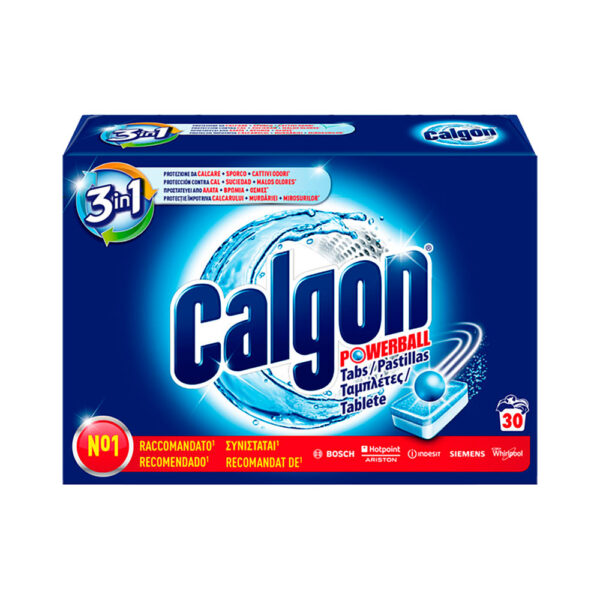 ANTICAL LAVADORA PASTILLA 30 unid. CALGON