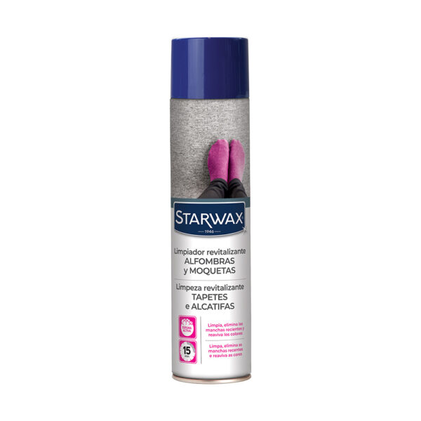 LIMPIADOR REVITALIZANTE ALFOMBRAS Y MOQUETAS, 600 ml.