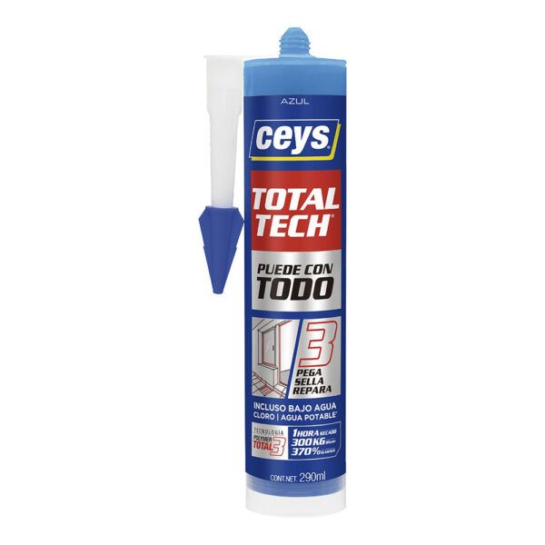 CEYS TOTAL TECH AZUL CARTUCHO 290ml 507125