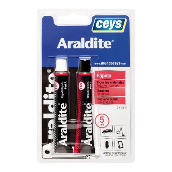 CEYS ARALDITE RAPIDO GRANDE BLISTER 15+15ml 510207