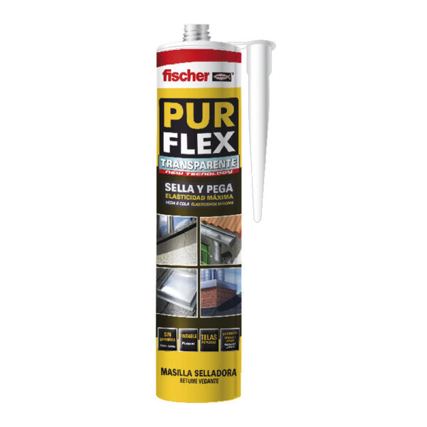 PURFLEX TRANSPARENTE 310ml 522204 FISCHER