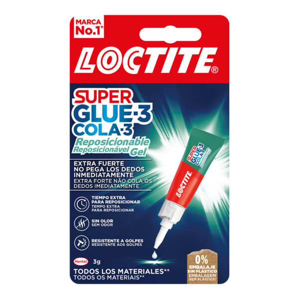 SUPERGLUE-3 GEL REPOSICIONABLE 3 g