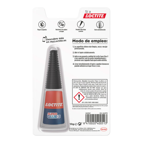 SUPER GLUE PRECISION MAX 10 g - Imagen 2