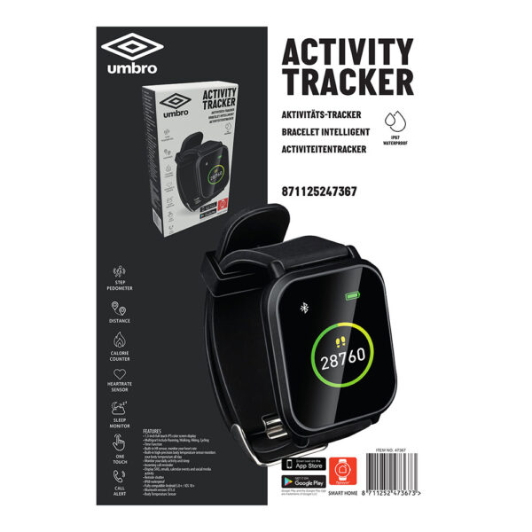 RELOJ MONITOR DE ACTIVIDAD RECTANGULAR UMBRO - Imagen 2