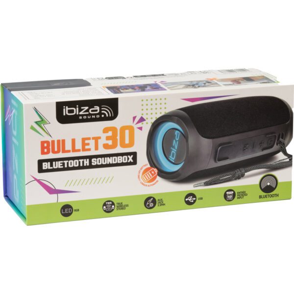 ALTAVOZ BLUETOOTH ILUMINADO CON USB Y MICRO-SD 30W - Imagen 5