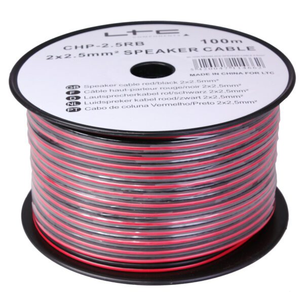 CABLE DE ALTAVOZ ROJO/NEGRO 2 X 1.5MM² PRECIO 1 METRO - Imagen 2