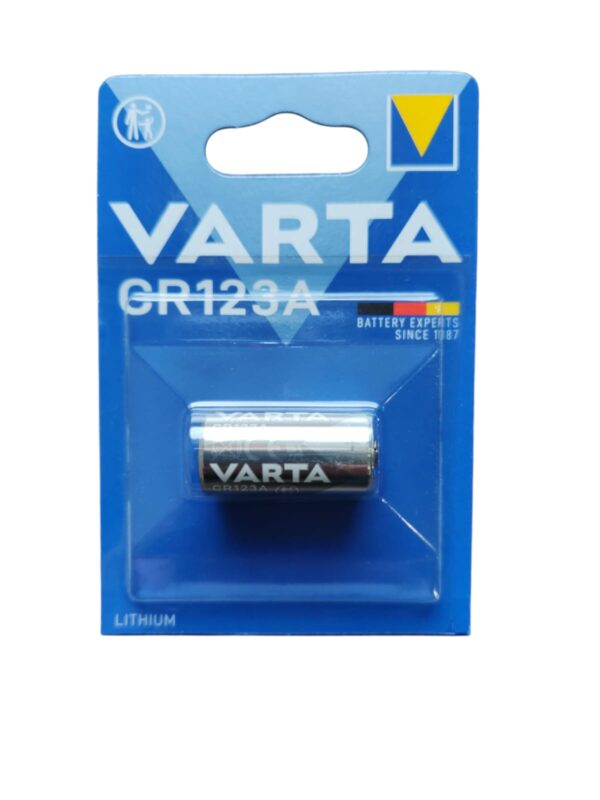 CR123A PILA 3V Litio Varta