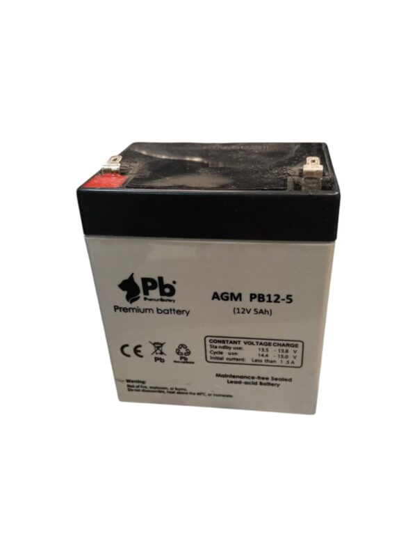 Bateria plomo 12V 5A 90x70x105 SAI alta desca