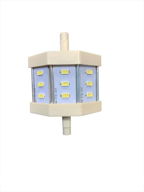 Lampara led lineal R7S 5W 78mm blanco frio