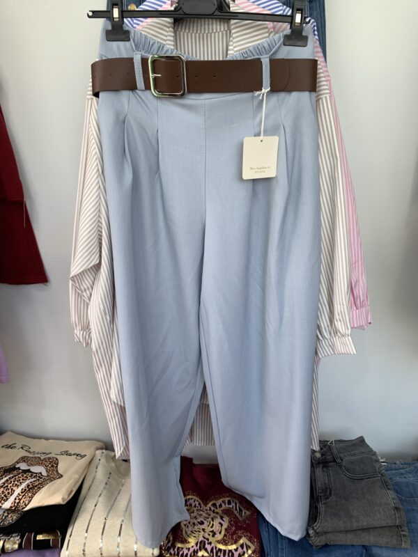 Pantalon ancho liso. 8 colores - Imagen 4