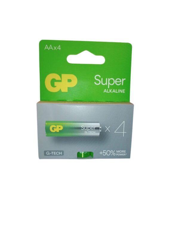 PILA LR6 AA ALKALINA GP blister de 4 p/unidad